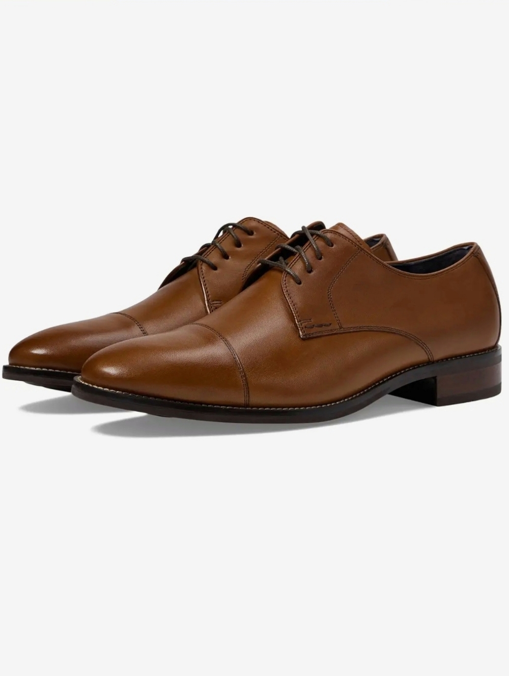 Cole Haan Leather Cap Toe Mens Dress Shoes Boots Size 10M Lenox Hill